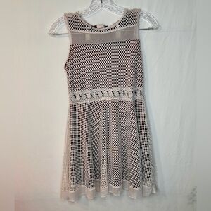 Btween Lace Mesh Dress Maroon Layer Girls Kids Size 14/16